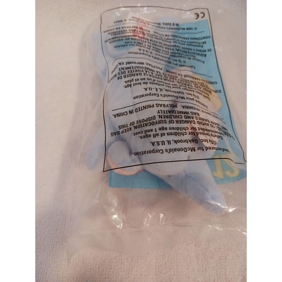 1993 McDonald's Ty Teenie Beanie Babies PEANUT The Baby Elephant In Package - Picture 3 of 10